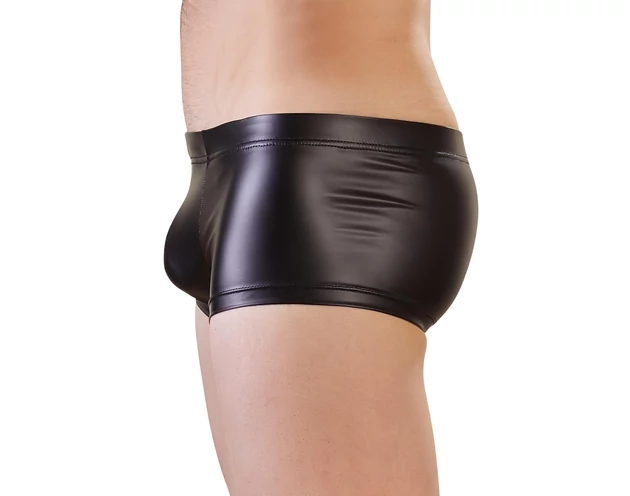 NEK - fényes rövid boxer (fekete)