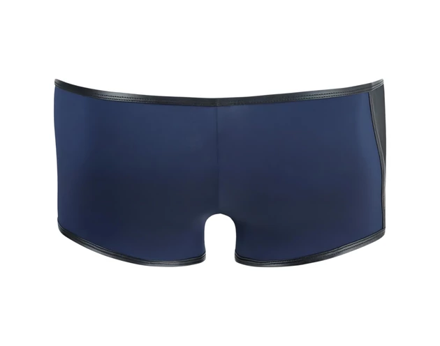 NEK - fekete fűzős-necc betétes boxer (kék)