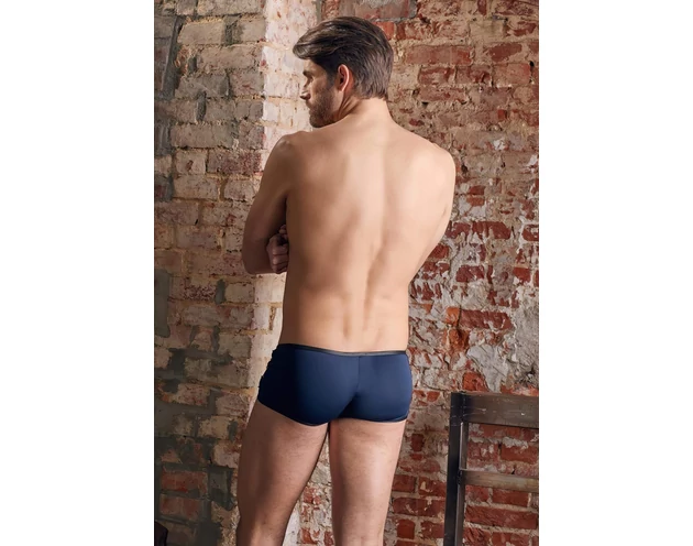 NEK - fekete fűzős-necc betétes boxer (kék)