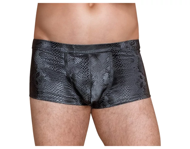 NEK - kígyóbőr mintás boxer (fekete)