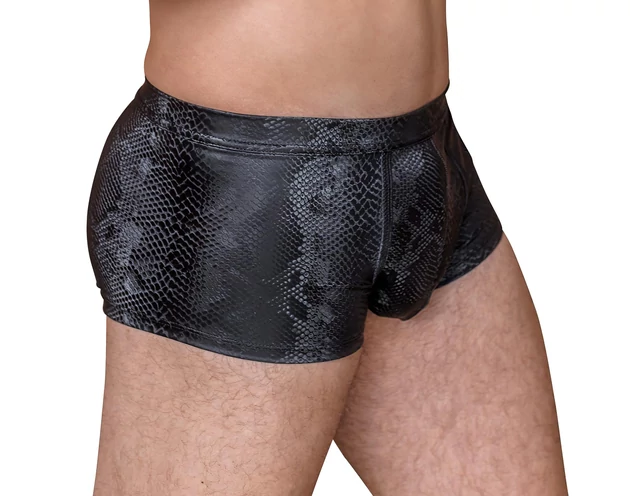 NEK - kígyóbőr mintás boxer (fekete)