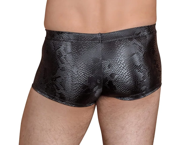 NEK - kígyóbőr mintás boxer (fekete)