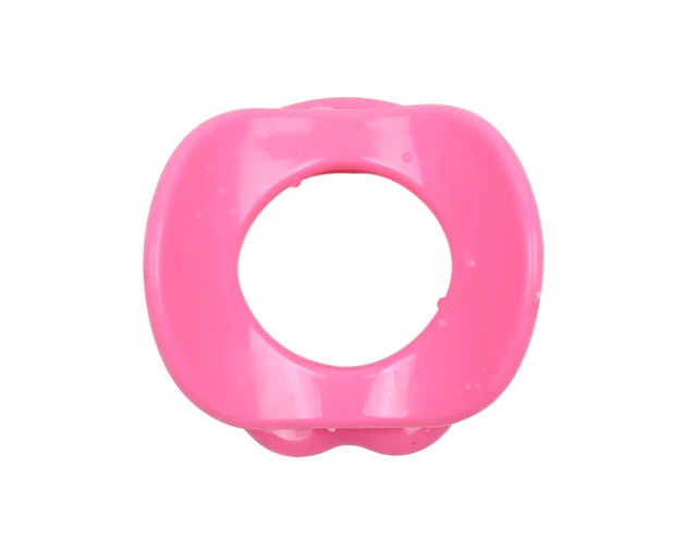 Ida Leather - nyitott szájpecek (pink)