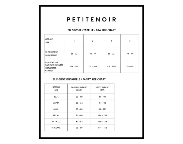 Petite Noir Exclusive - csíkos melltartó szett (fekete)