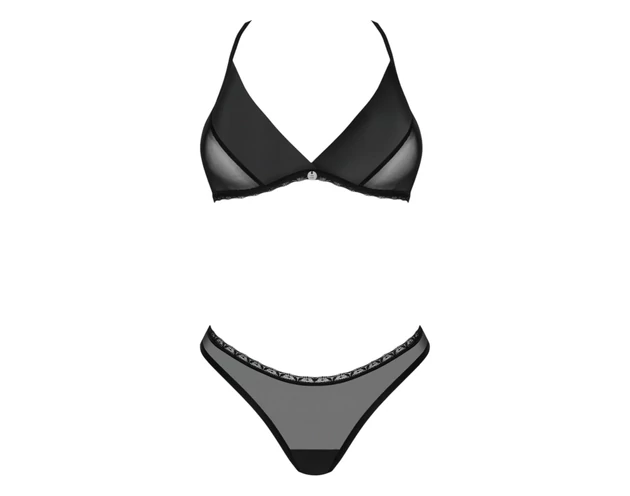 Obsessive Latinesa - melltartó szett (fekete)