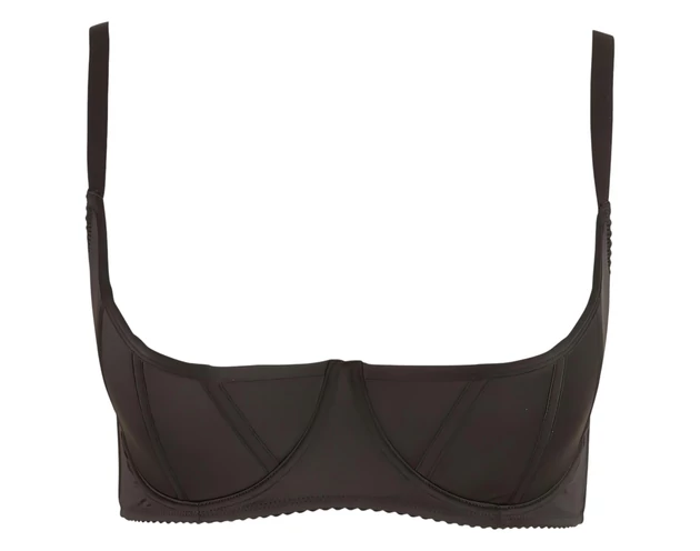 Cottelli Plus Size - merevített mellemelő (fekete)