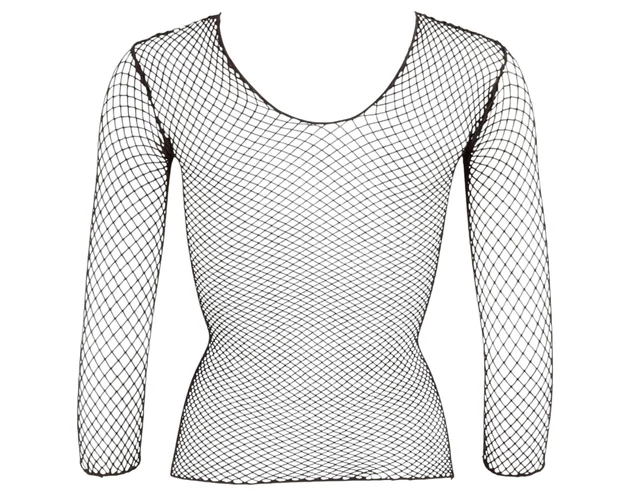 NO:XQSE - Női, necc felső - fekete (S-L)