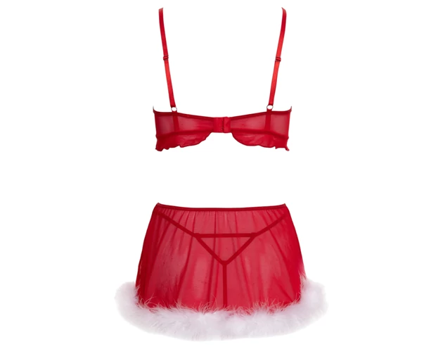 Cottelli - karácsonyi fehérnemű szett (piros)