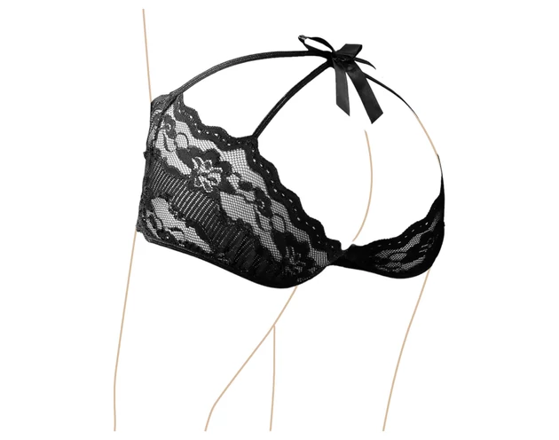 Cottelli - Pikáns, csipke francia bugyi (fekete)