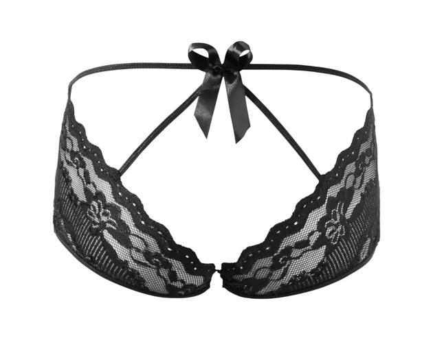 Cottelli - Pikáns, csipke francia bugyi (fekete)