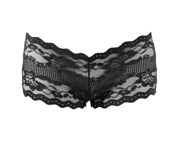 Cottelli - Pikáns, csipke francia bugyi (fekete)