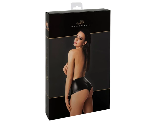 Noir - fényes rövidnadrág (fekete)