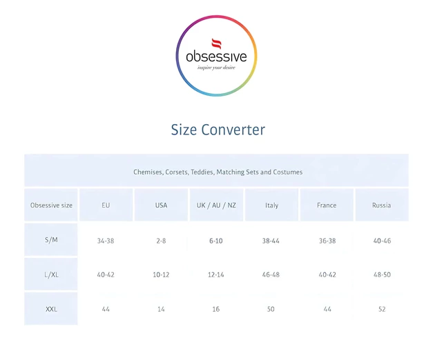 Obsessive Intensa - dupla pántos csipke tanga (fekete)
