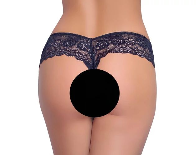 Cottelli - vadító csipke tanga (fekete)