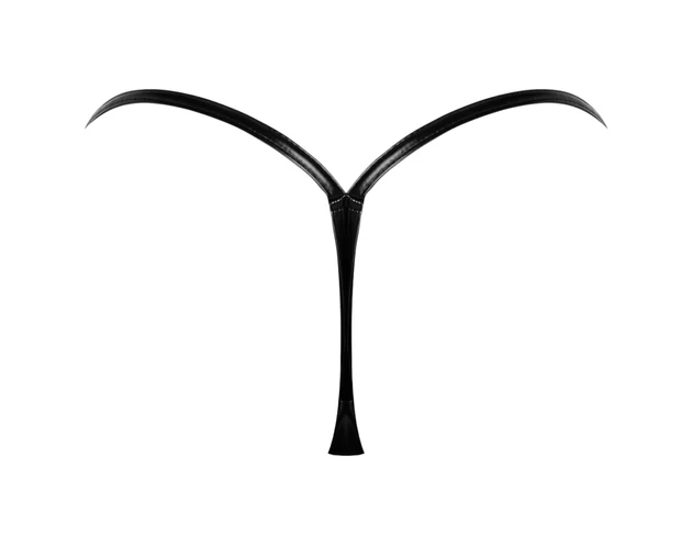 Noir - fényes hatású tanga (fekete)