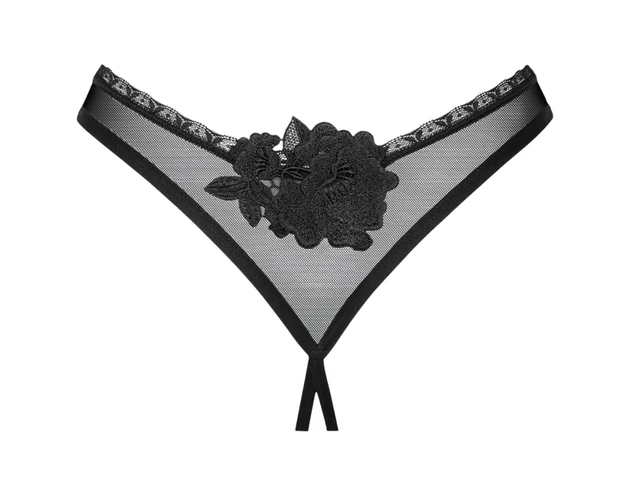 Obsessive Latinesa - nyitott tanga (fekete)