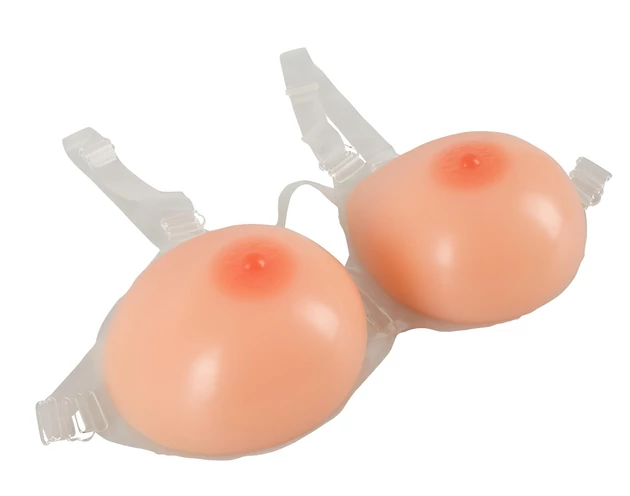 Cottelli - szilikon push-up felcsatolható mellek (2x1200g)