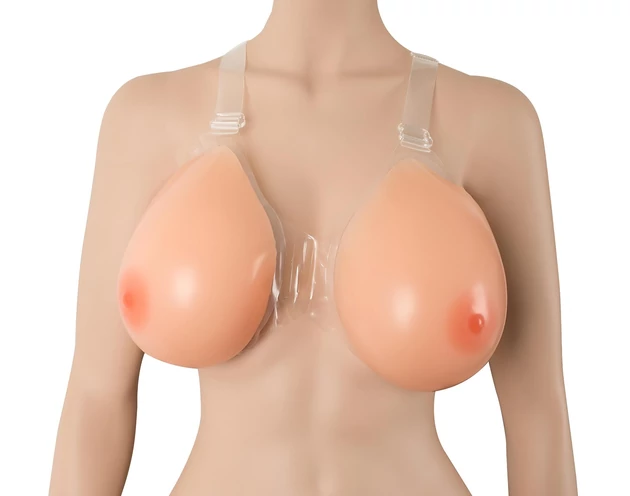 Cottelli - szilikon push-up felcsatolható mellek (2x1200g)