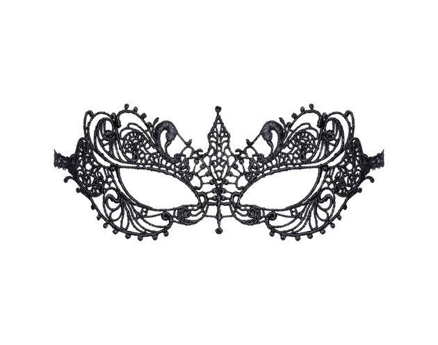 Cottelli - csipke maszk (fekete)