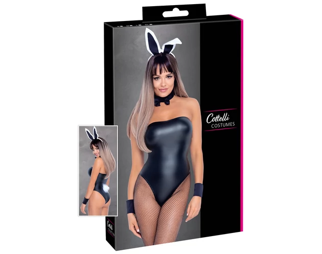 Cottelli Bunny - fényes, szexi nyuszilány jelmez (5 részes)
