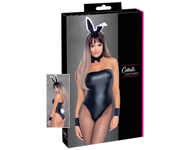 Cottelli Bunny - fényes, szexi nyuszilány jelmez (5 részes)