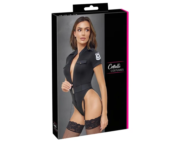 Cottelli - rendőrnő jelmez (fekete)