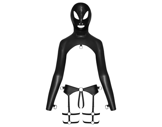 Bad Kitty - BDSM fehérnemű szett (fekete)