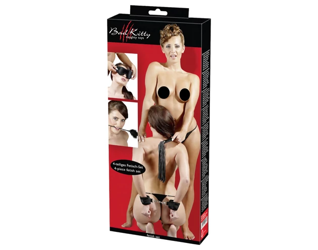Bad Kitty - Fetish szett - fekete