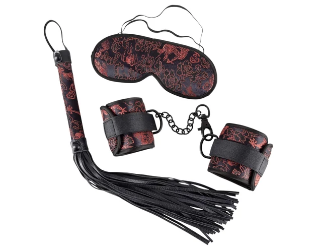 Bad Kitty - ázsia szett (vörös-fekete)