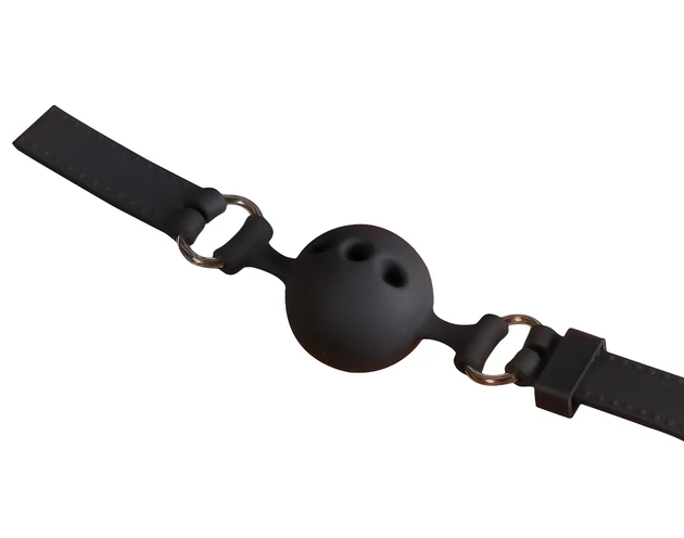 Bad Kitty - szilikon szájpecek kicsi (fekete)