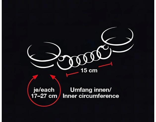 Bad Kitty - szíves bilincsek (fekete)