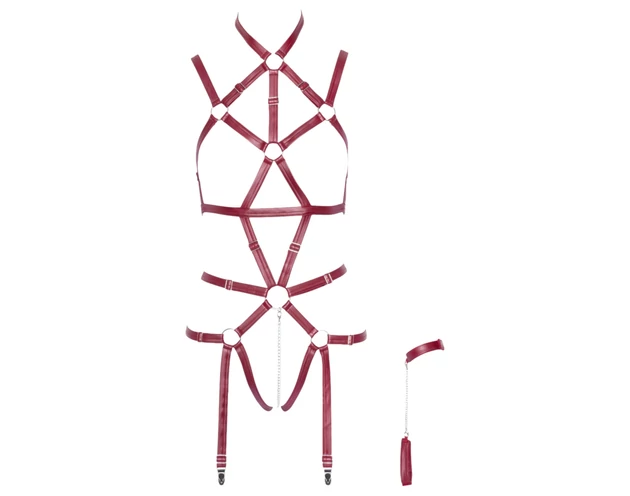 Bad Kitty - teljes alakos testhám body (piros)