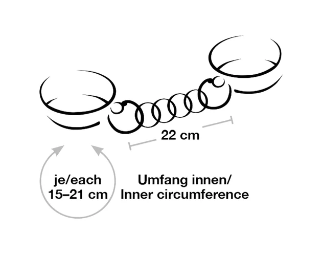 Bad Kitty - bilincsek lánccal (fekete-rosegold)