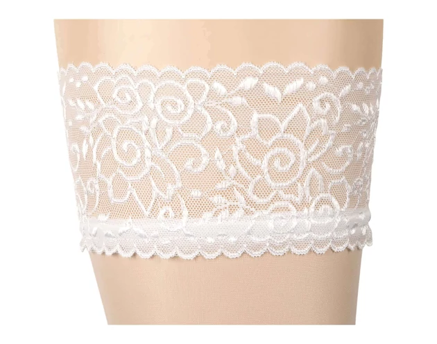 Cottelli - Szaténos combfix (fehér)