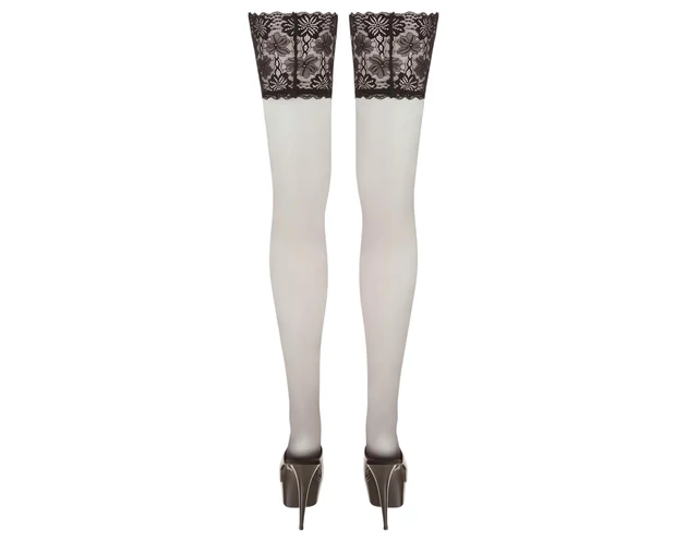 Cottelli - combfix 15cm széles csipkés (fekete)