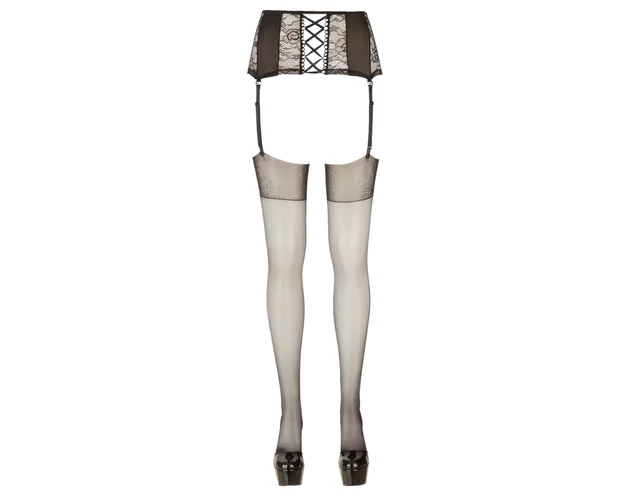 Cottelli - selymes harisnya (fekete)