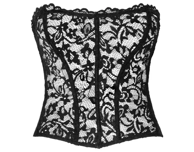 Noir - csipke fűző (fekete)