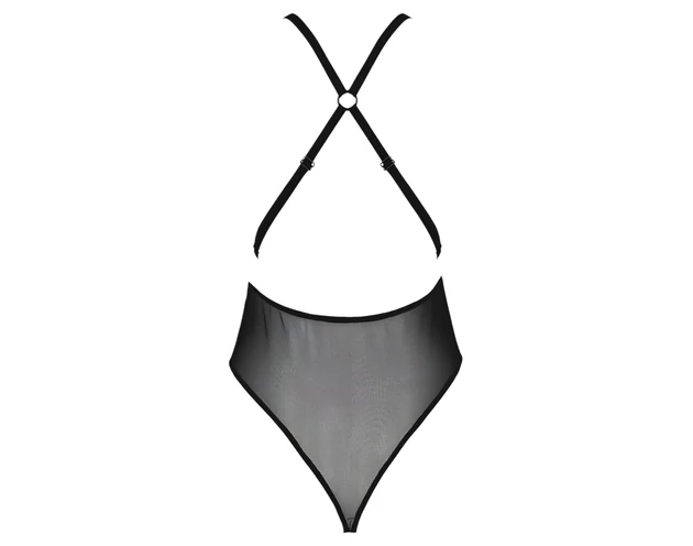 Passion Eco Zinnia - csipke body (fekete)