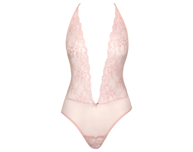 Kissable - csipke body (pink)
