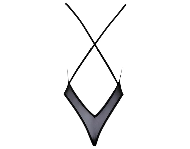 Kissable - pink hímzéses body (fekete)