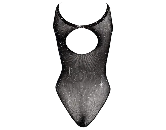 Cottelli - strasszos body (fekete) - S-L