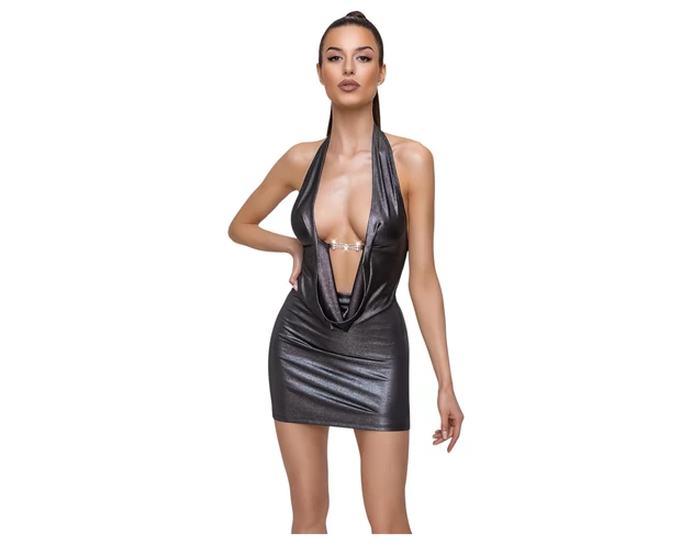 Cottelli Party - nyakpántos ruha (ezüst)