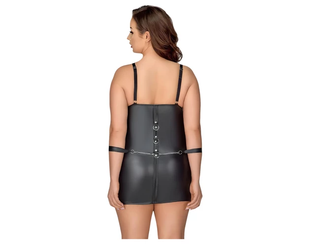 Cottelli Plus Size - ruha bilinccsel (fekete)