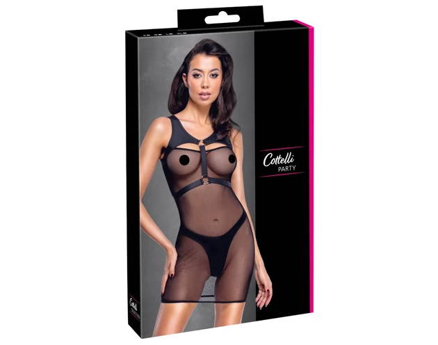 Cottelli - áttetsző party szett (fekete)