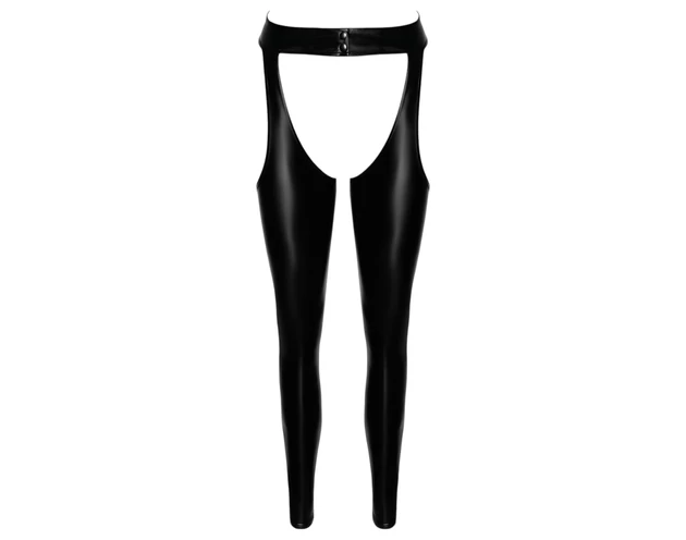 Noir - fényes harisnya - chaps (fekete)