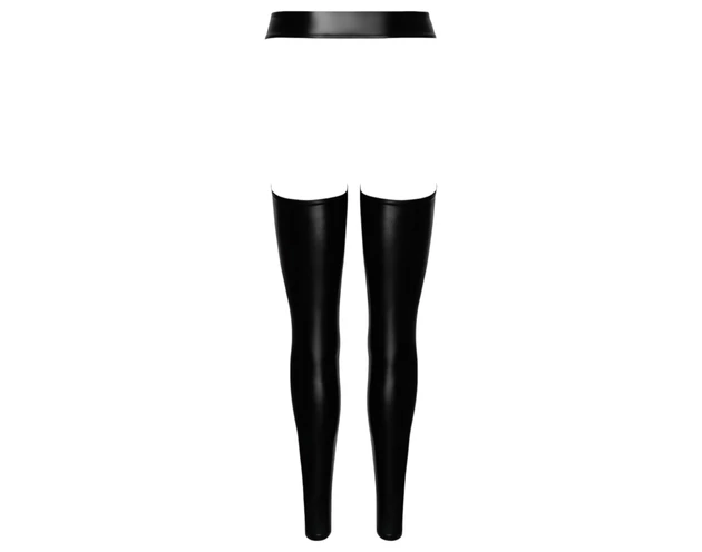 Noir - fényes harisnya - chaps (fekete)