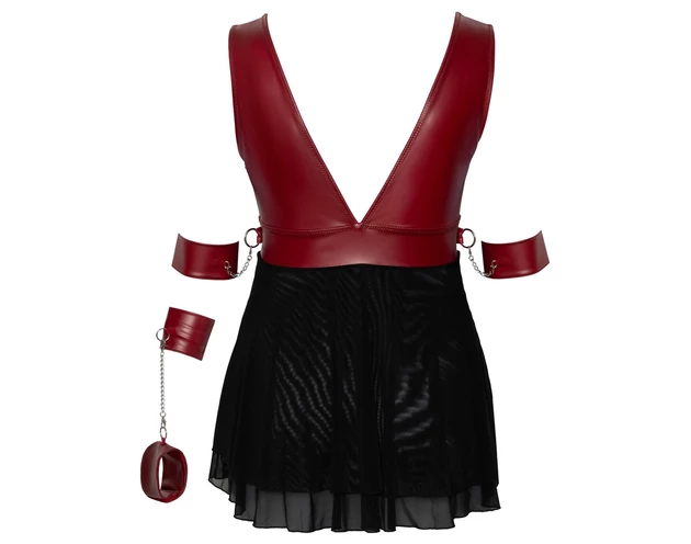 Cottelli Bondage Plus Size - babydoll (piros)