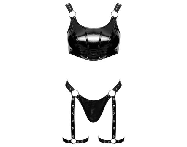 Black Level - lakk ruha szett (fekete)