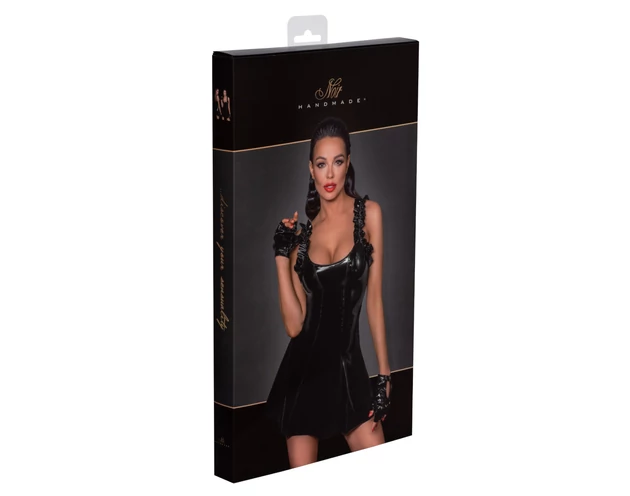 Noir - fodros miniruha (fekete)