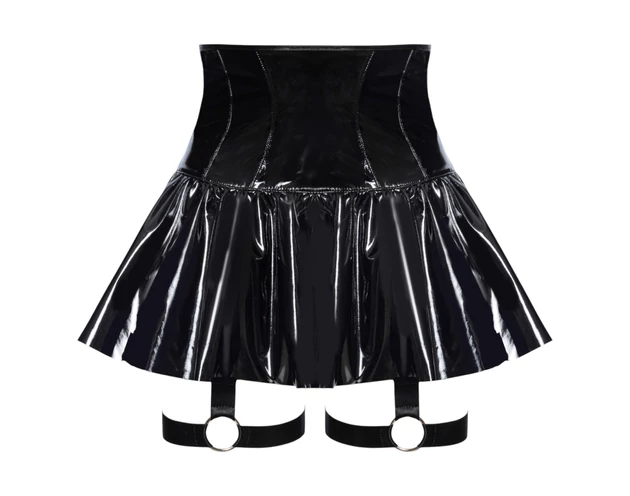 Black Level - vinyl szoknya (fekete)